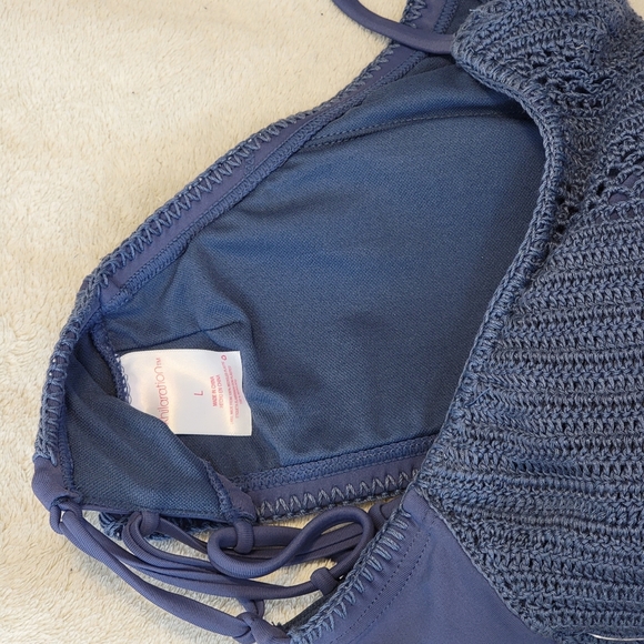 Crochet High Neck Bikini Top - Picture 7 of 7